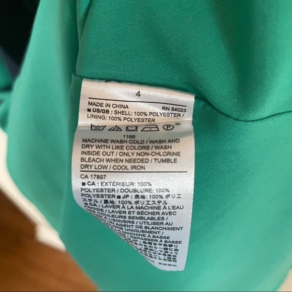 Banana Republic Green Flowy Dress - Picture 5 of 5